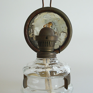 19世紀後期頃 フランス壁掛けオイルランプ