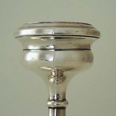 英国1918年スターリングシルバーの燭台