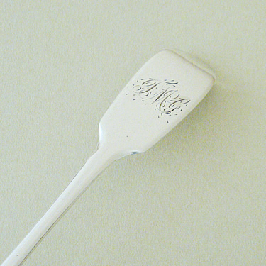 1859-60年スターリングシルバーのスプーン アイルランド