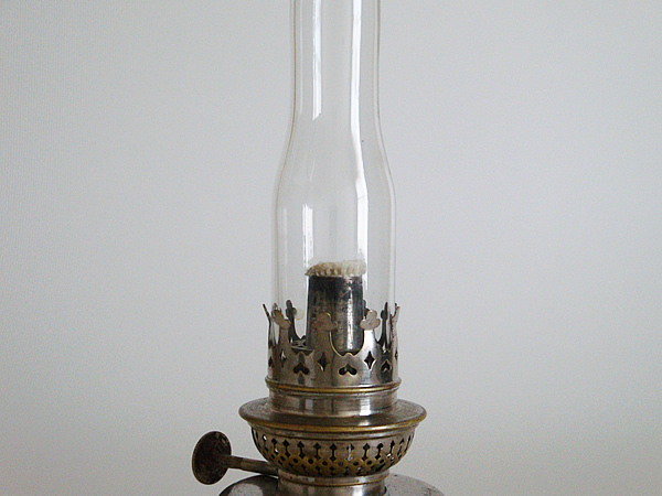 19世紀後期頃のオイルランプ フランスアンティーク：クムルス